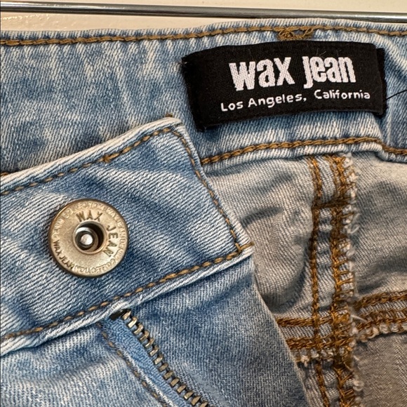 Wax Jean Light Blue Skinny Jeans Size 5 Juniors - Picture 3 of 6